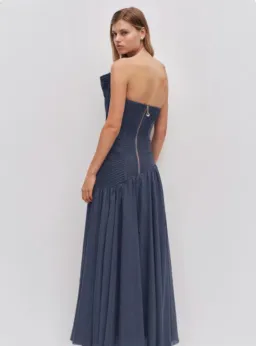 Aje Aquiline Gown Slate- 6 for rent on The Volte - image 2