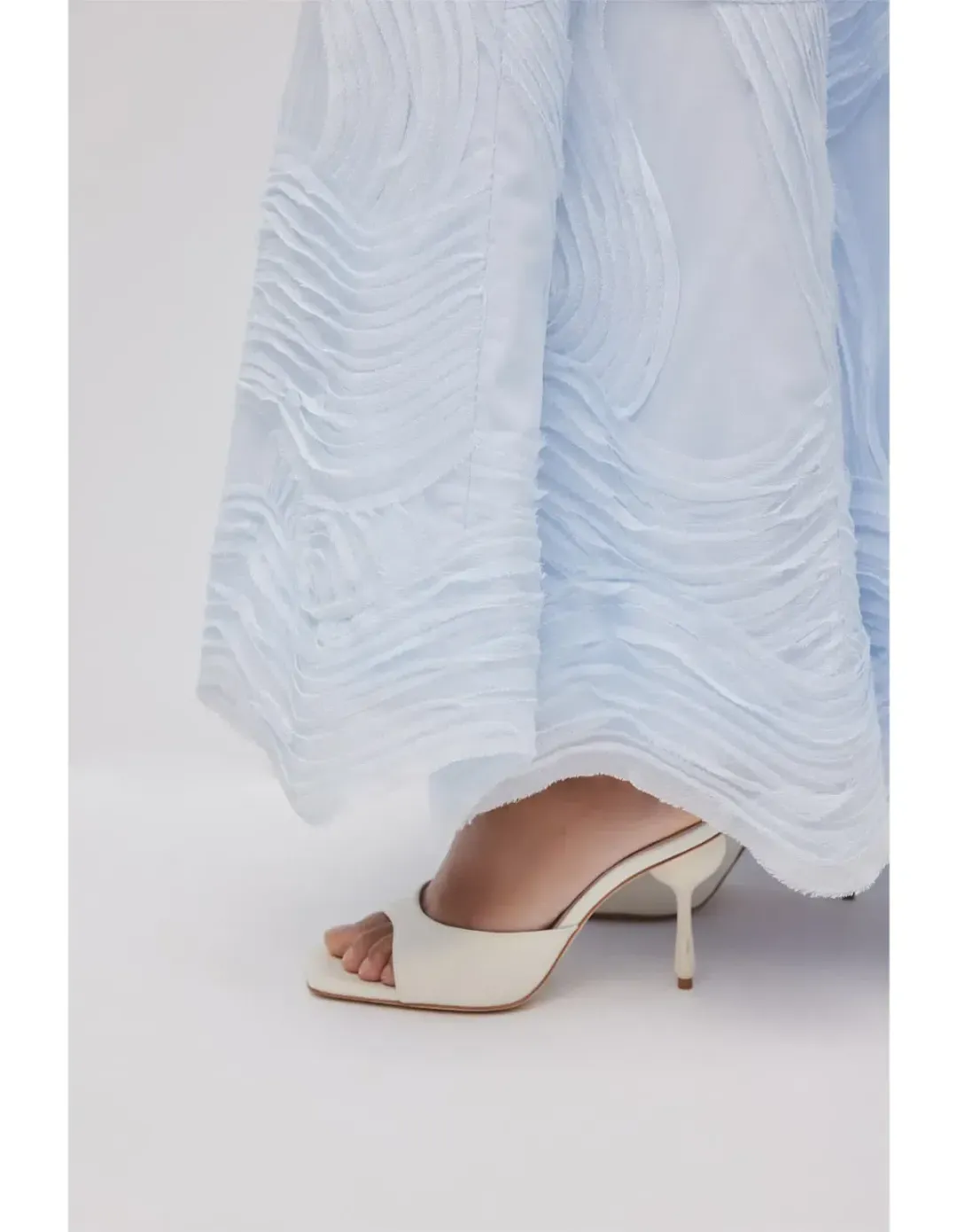 π©΅ BRAND NEW AJE Wave Gown - Size 8 - Pastel Blue Strapless Formal / Wedding / Hen's Dress π©΅ for rent on The Volte - main image