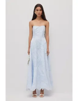 π©΅ BRAND NEW AJE Wave Gown - Size 8 - Pastel Blue Strapless Formal / Wedding / Hen's Dress π©΅ for rent on The Volte - image 2