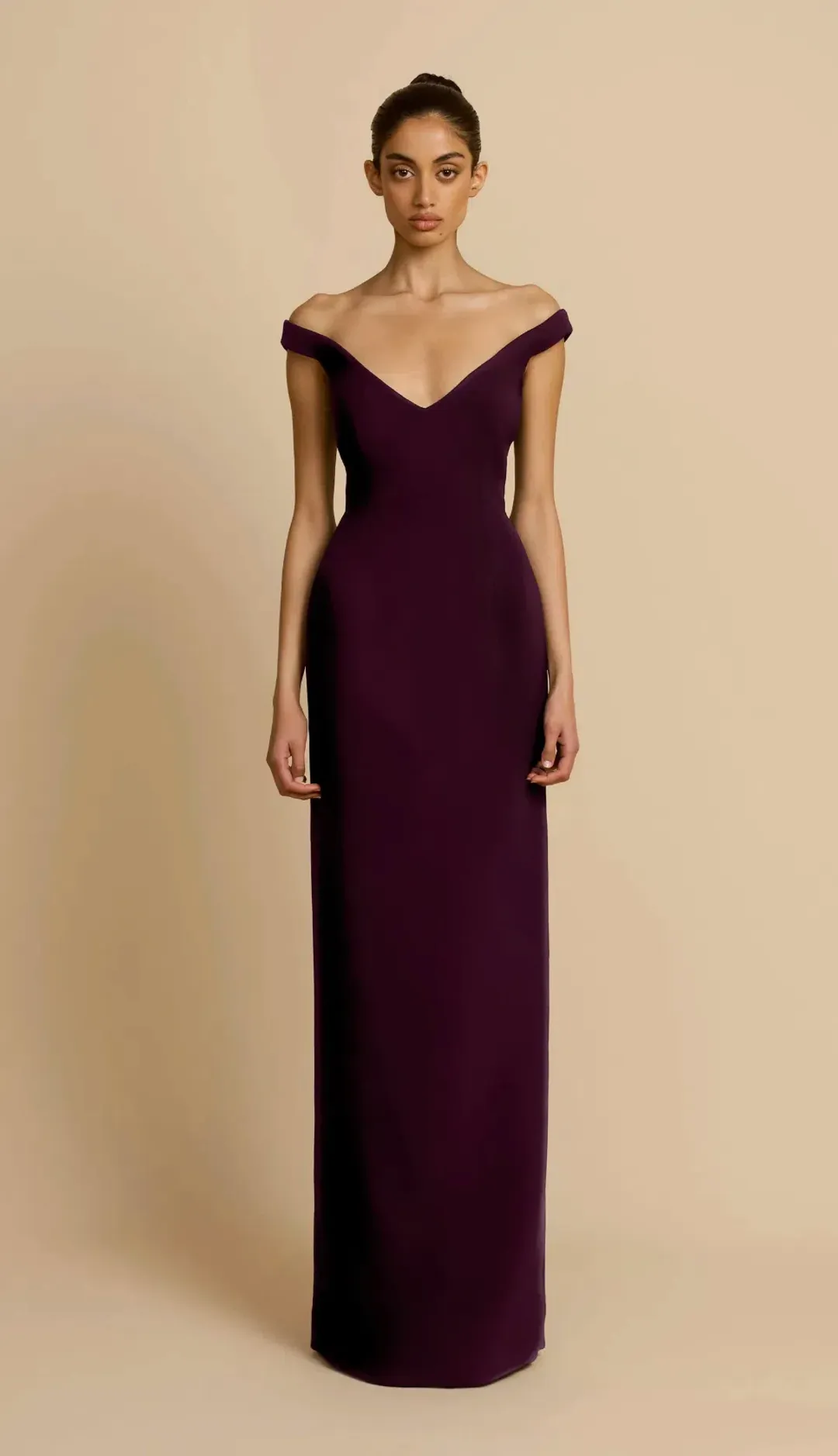 ARCINA ORI ELLERY DRESS PLUM SZ 12 for rent on The Volte - main image