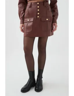Aje Sarina Mini Skirt Size 8 Toffee for rent on The Volte - image 1