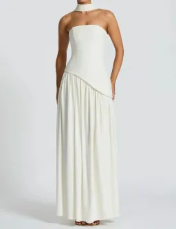 Babyboo Maliyah Maxi Dress Ivory • Size:Medium for rent on The Volte - image 4