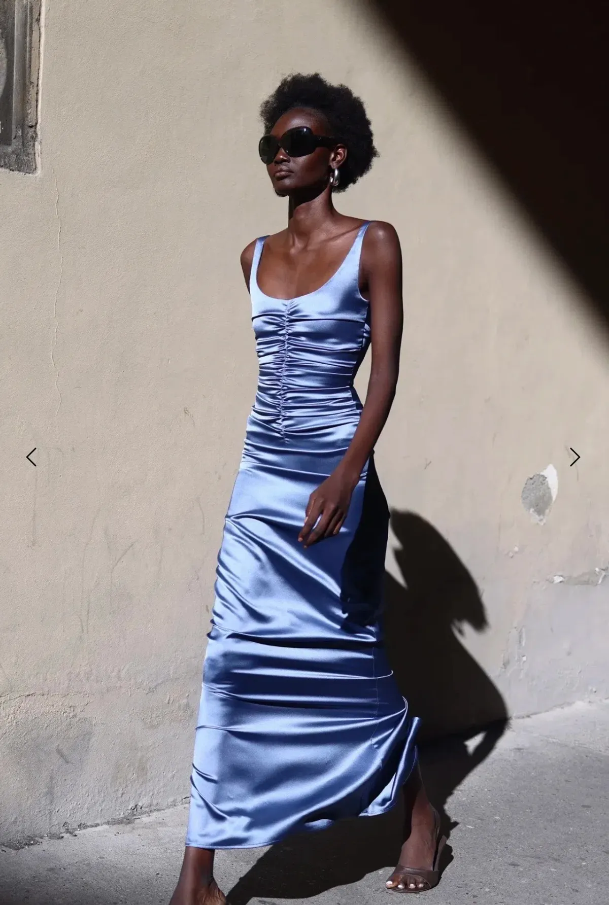 Ance Gria Atlein Dress in Vintage Blue Size 10 - Image 2