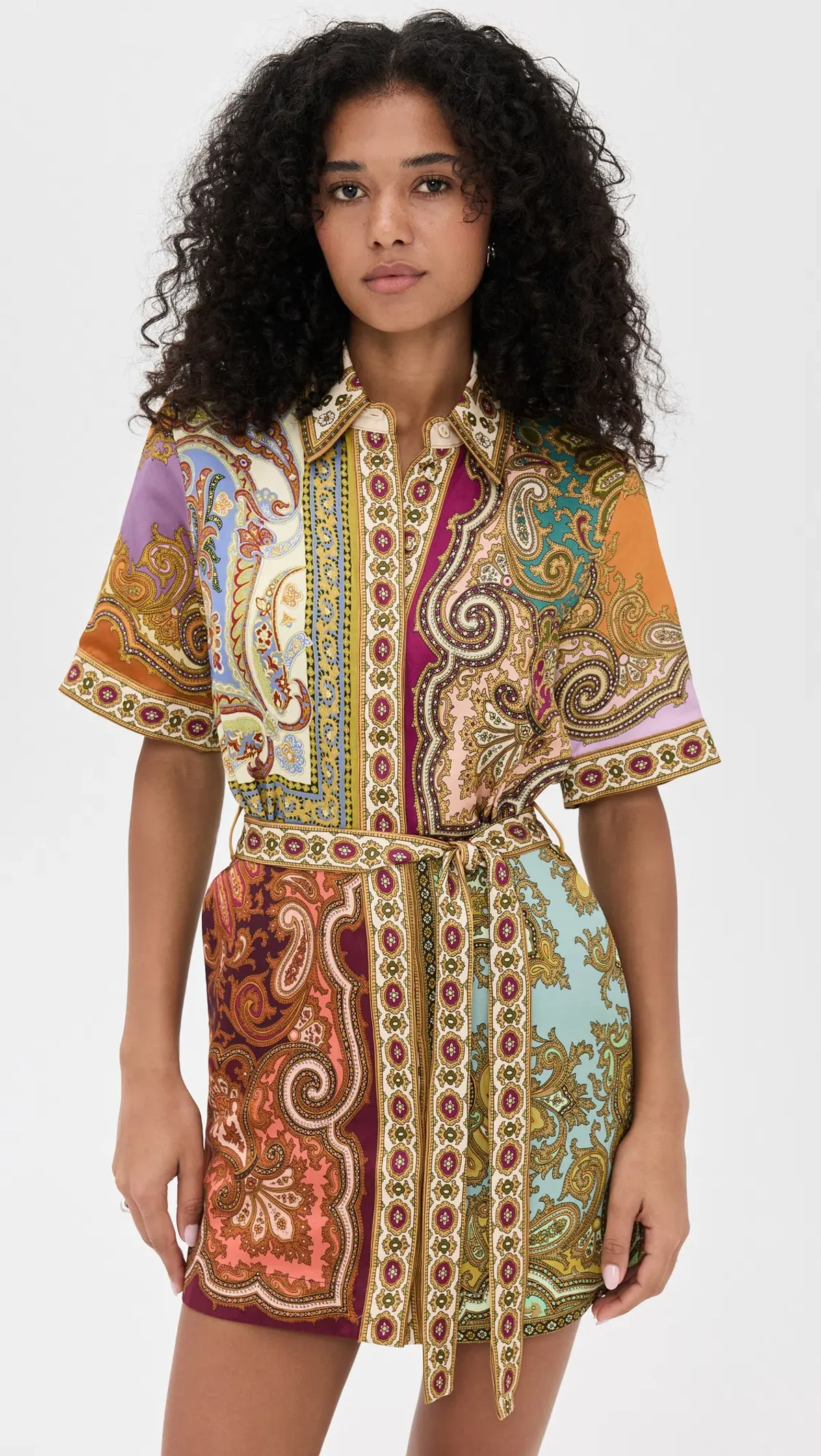 Alemais Clemenza Spliced Mini Dress Size 6 - Image 1