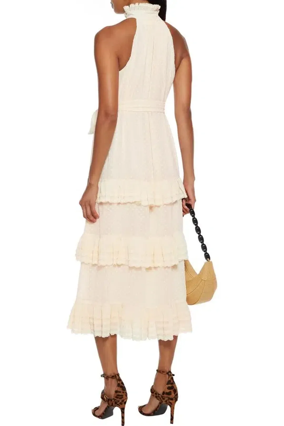 Zimmermann Pleated Lace White Picnic Dress Size 2 / AU 10-12 for rent on The Volte - main image