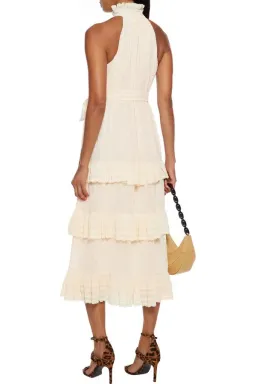 Zimmermann Pleated Lace White Picnic Dress Size 2 / AU 10-12 for rent on The Volte - image 2