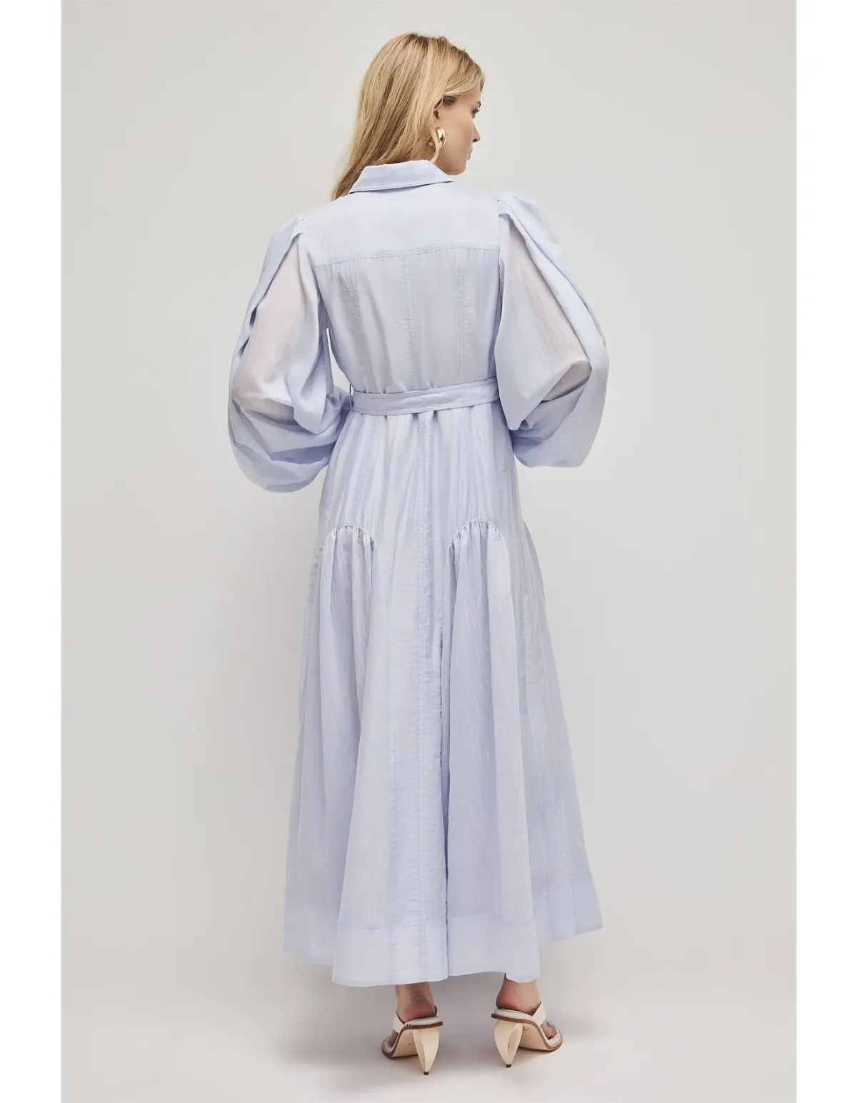 Aje Colide Shirt Dress Size 12 French Blue - Image 4