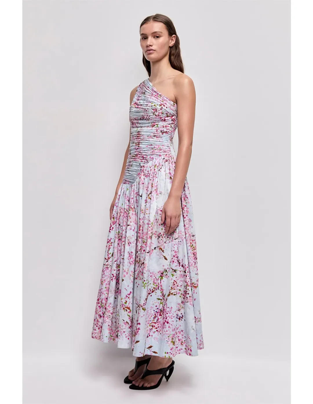 Aje Ambrose Midi Dress Size 14 AU Cherry Blossom for rent on The Volte - main image