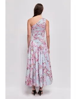 Aje Ambrose Midi Dress Size 14 AU Cherry Blossom for rent on The Volte - image 4