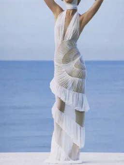 DATT Ammonite Gown XS White for rent on The Volte - image 2