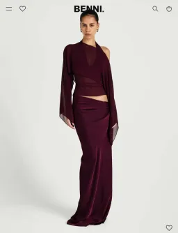 BENNI IRA MAXI DRESS SIZE 12 for rent on The Volte - image 1