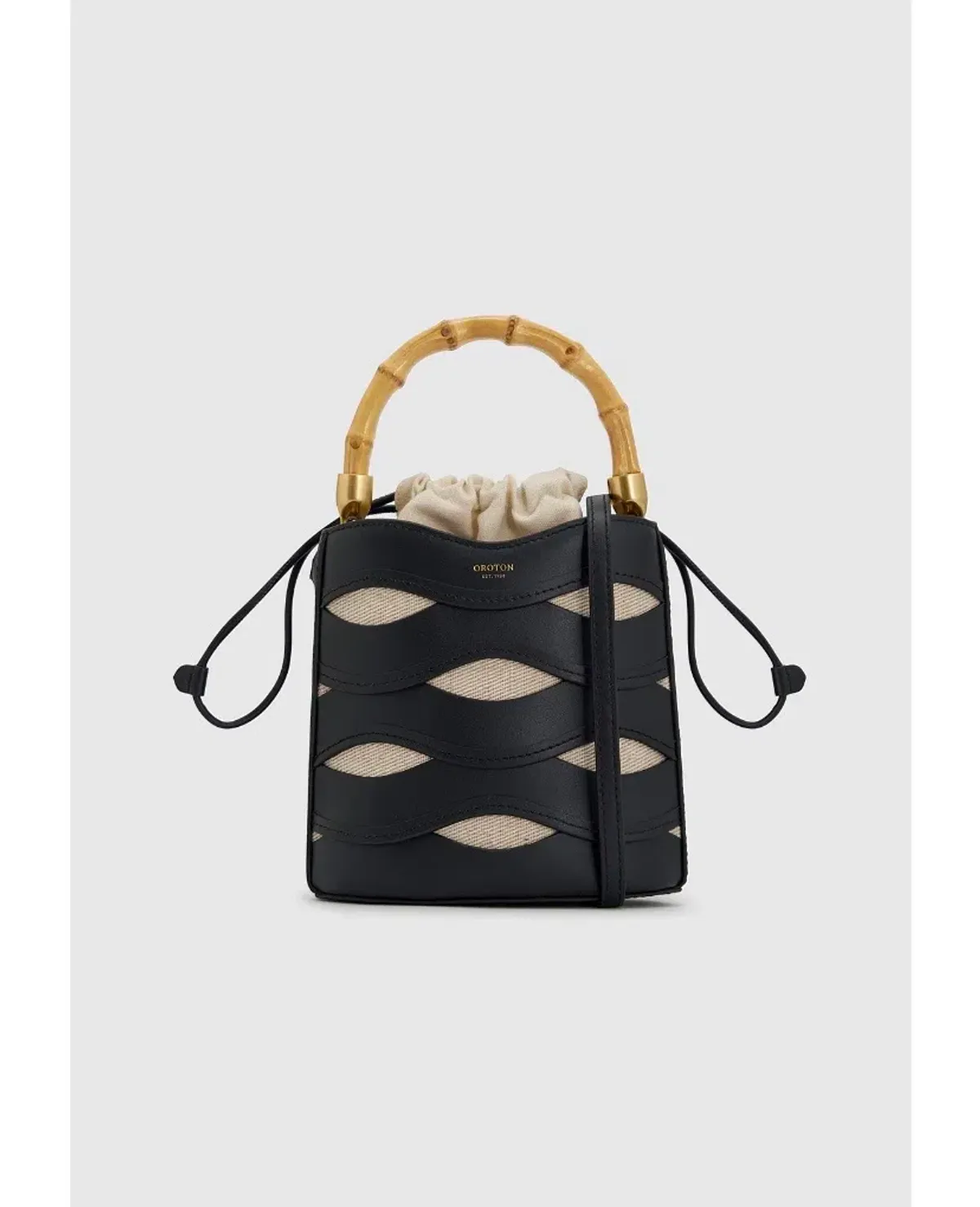 Oroton Leigh Ric Rac Bucket Bag for rent on The Volte - main image