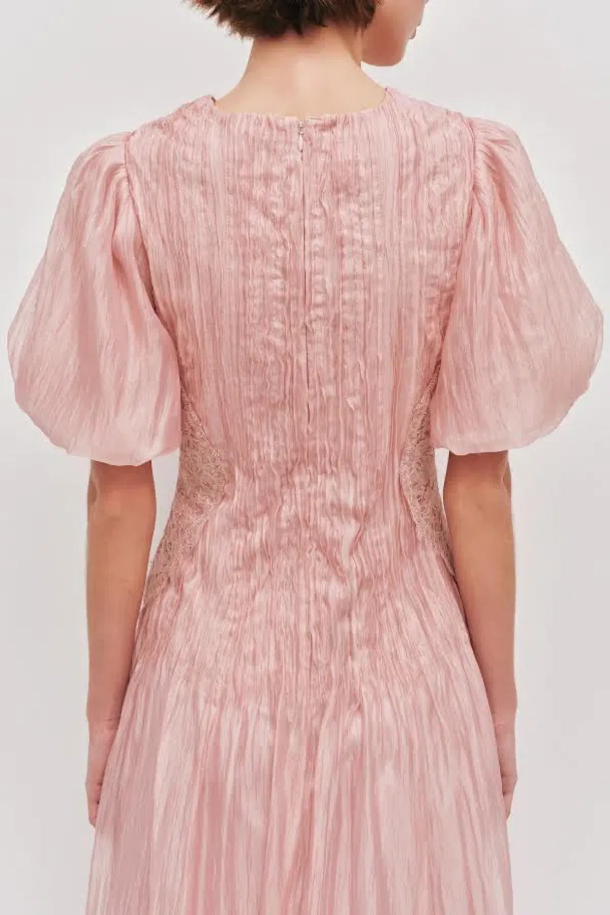 🌸NEW AJE Ophelia Lace Midi Dress – Fawn Pink – Size 10 AU Gown🌸 - Image 8