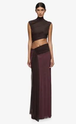 Bec & Bridge Conni Maxi Dress in Aubergine Size 10 for rent on The Volte - image 1