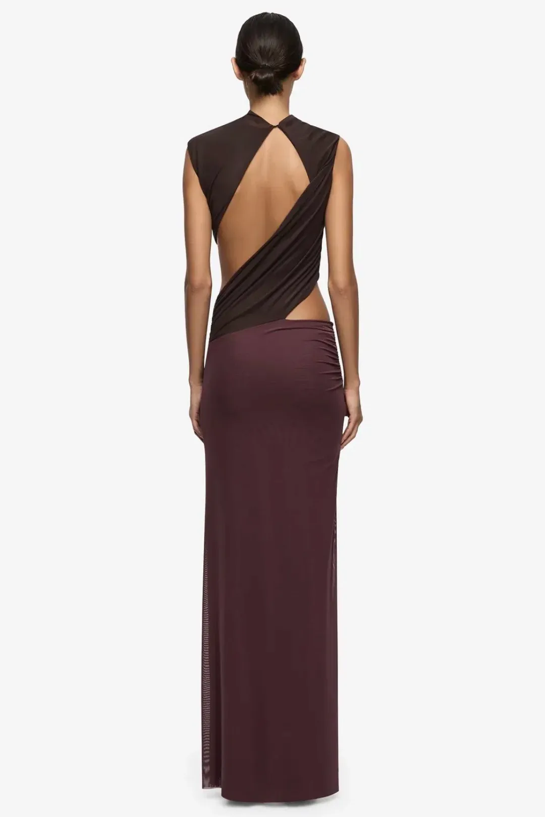 Bec & Bridge Conni Maxi Dress in Aubergine Size 10 for rent on The Volte - main image