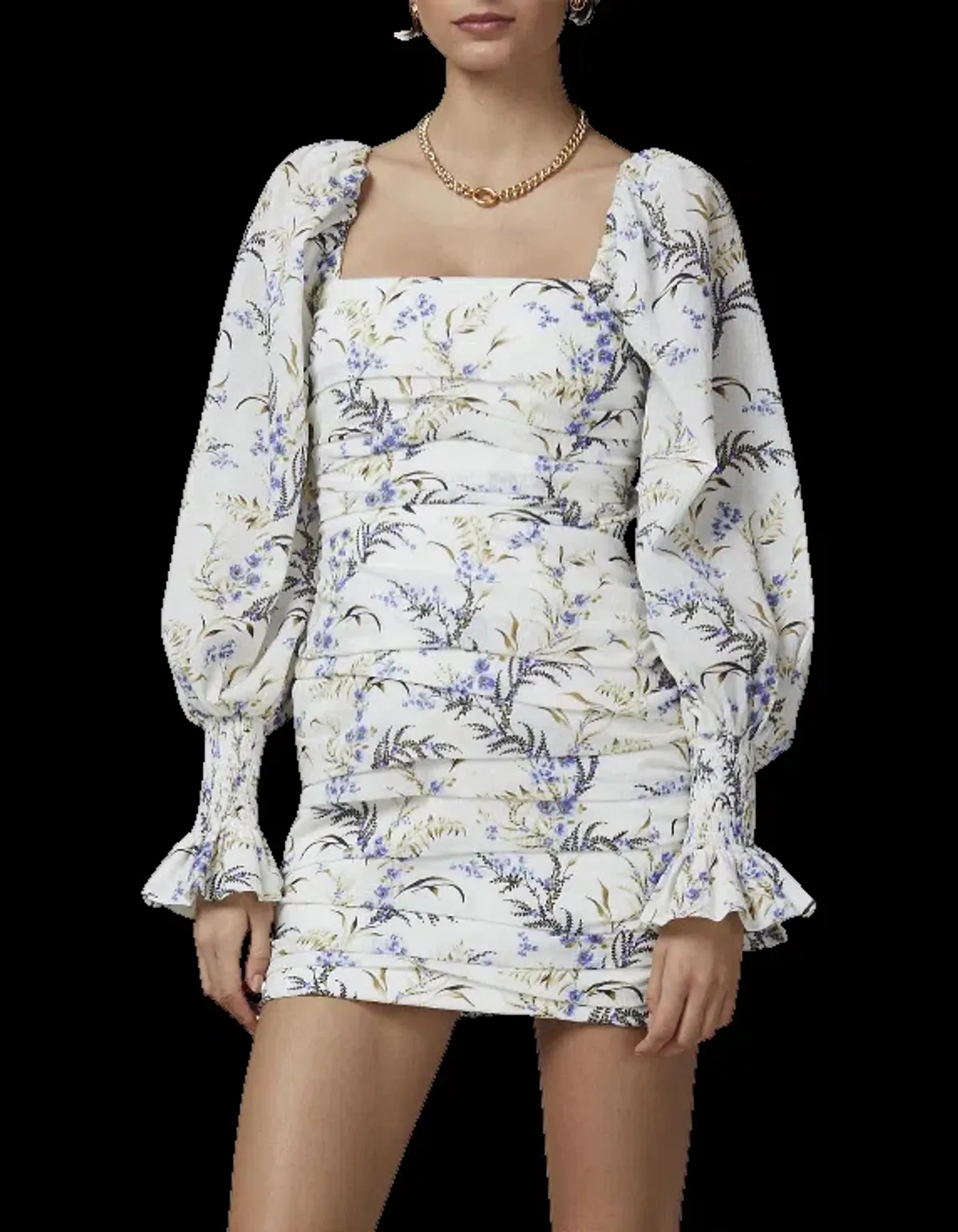 Bec & Bridge Lavender Bay Mini Dress White Size 14 for rent on The Volte - main image