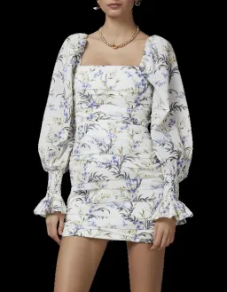 Bec & Bridge Lavender Bay Mini Dress White Size 14 for rent on The Volte - image 1