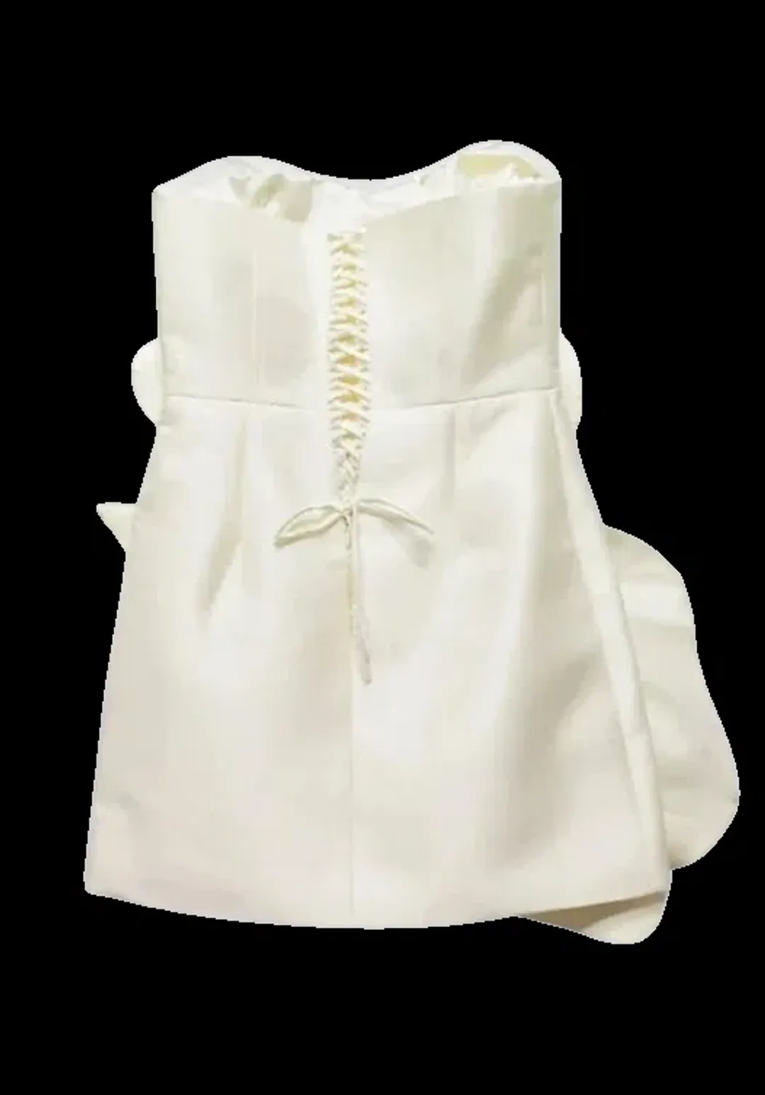 Yojani Boutique Elora Mini Dress Ivory White Cream Size M / AU 8-10 for rent on The Volte - main image