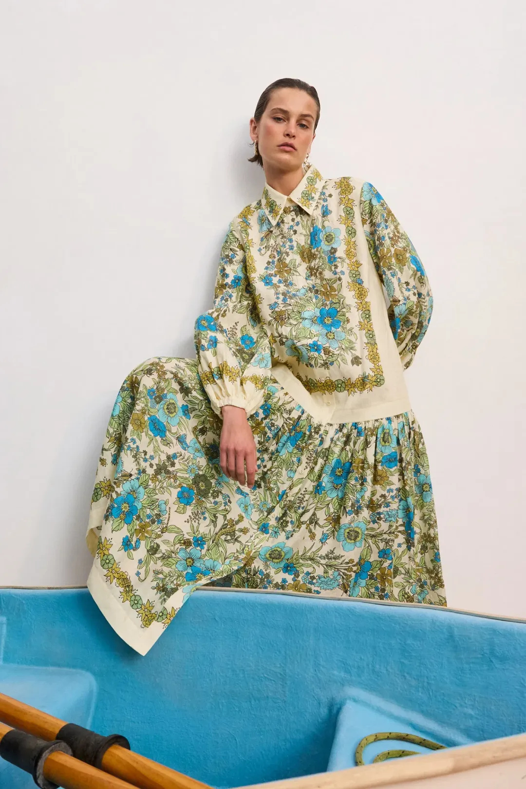 ALEMAIS SOPHIA SHIRTDRESS SIZE 8 for rent on The Volte - main image