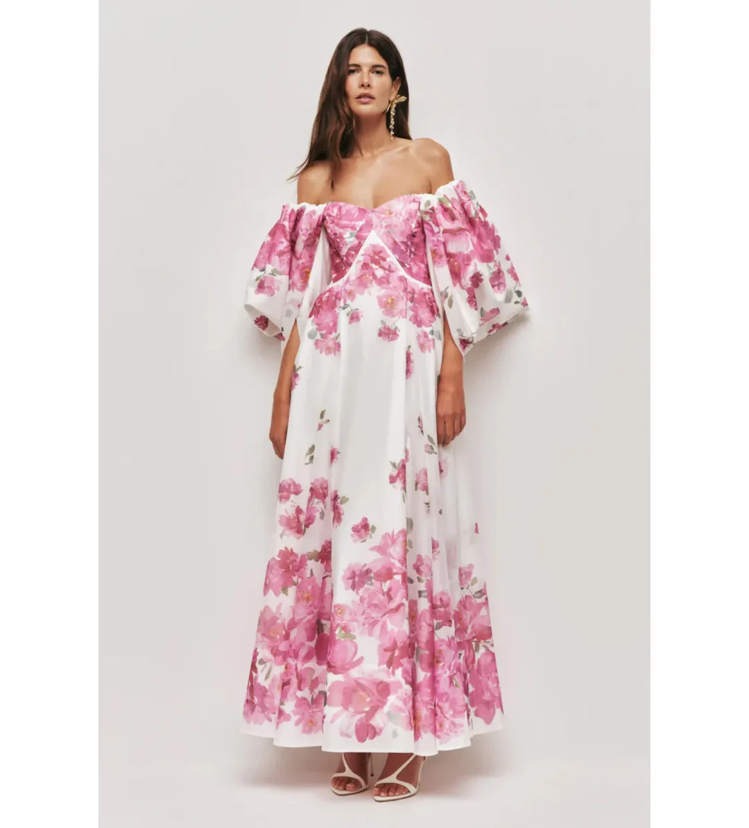 Aje Jardin Maxi Gown Rosa Bold Light Size 10 AU for rent on The Volte - main image