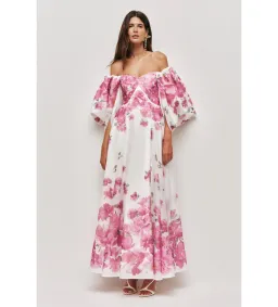 Aje Jardin Maxi Gown Rosa Bold Light Size 10 AU for rent on The Volte - image 1
