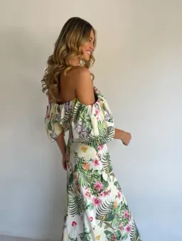 By Nicola Paradiso Maxi Dress in Fleur Tropicale Size AU 16 for rent on The Volte - image 5
