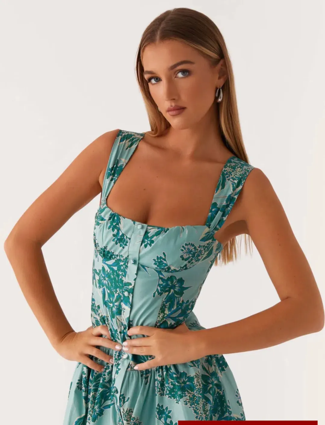 Peppermayo Floral Midi Dress for rent on The Volte - main image