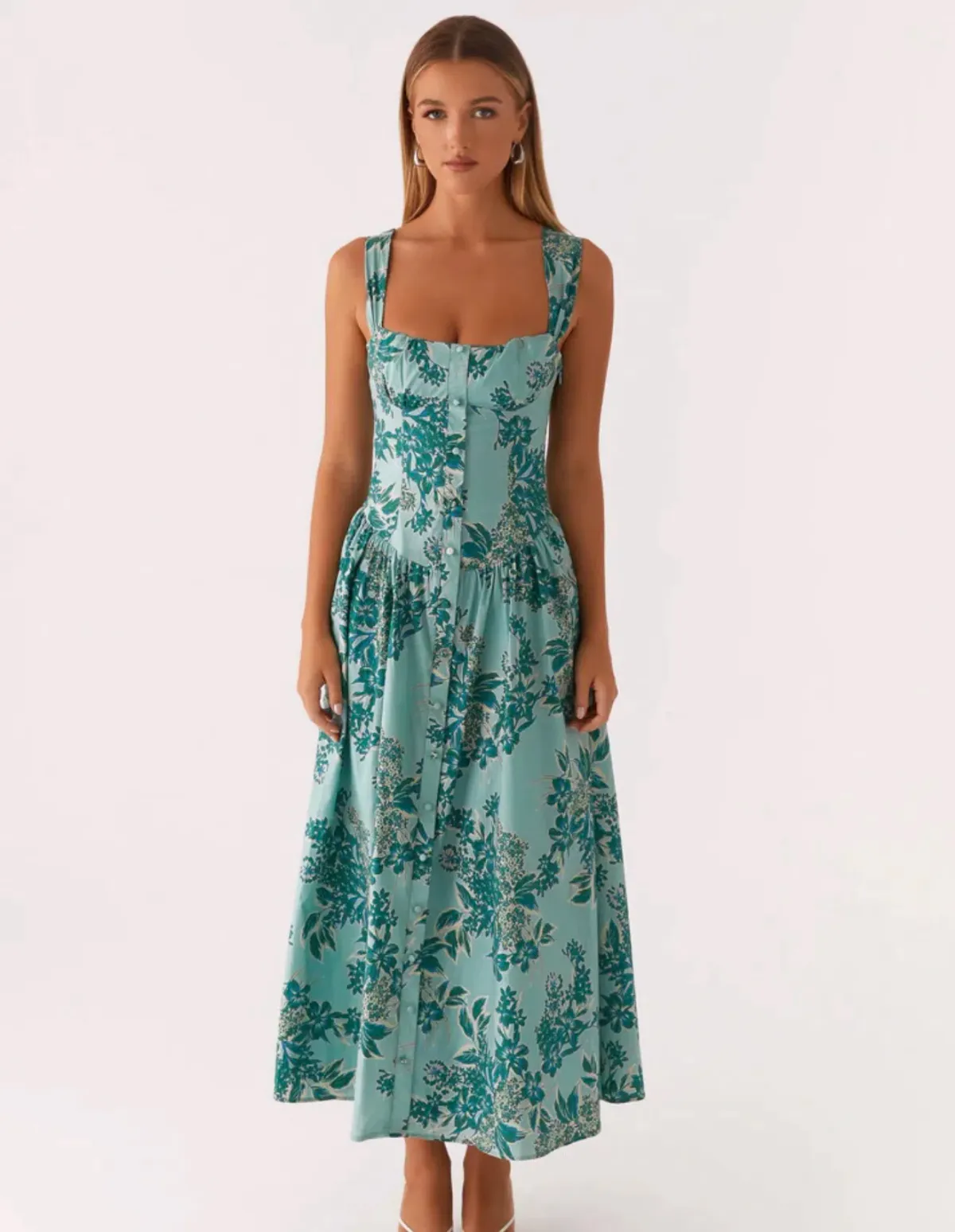 Peppermayo Floral Midi Dress for rent on The Volte - main image