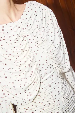 ALEMAIS ETTA RUCHED MINI DRESS for rent on The Volte - image 4