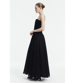 Aje Contour Maxi Gown in Black Size 8 for rent on The Volte - image 2