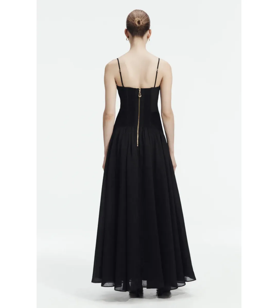 Aje Contour Maxi Gown in Black Size 8 for rent on The Volte - main image