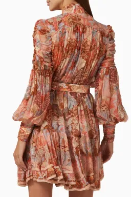 ZIMMERMANN KALEIDOSCOPE SILK DRESS Size 4 / AU 14 for rent on The Volte - image 3