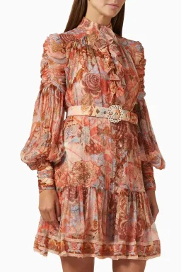 ZIMMERMANN KALEIDOSCOPE SILK DRESS Size 4 / AU 14 for rent on The Volte - image 2