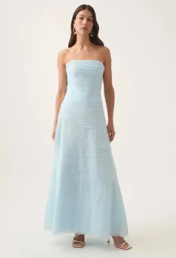 💧 AJE Soundscape Maxi Dress – Sea Breeze Blue – Size 10 Formal Gown 💧 for rent on The Volte - image 1