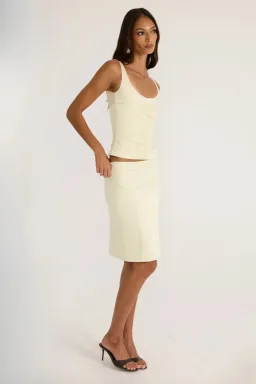Ance Gria Atlein Midi Set Cream for rent on The Volte - image 5