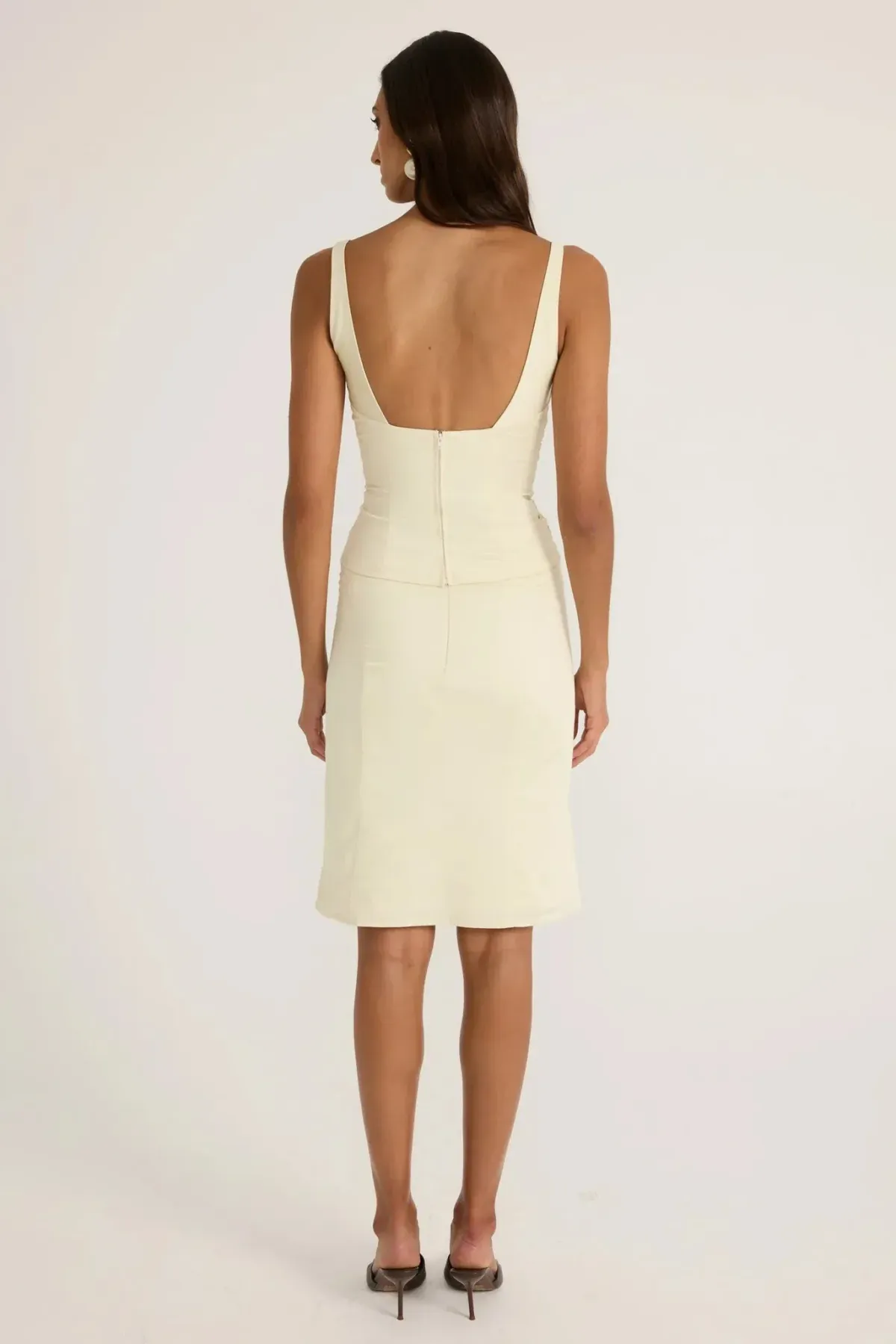 Ance Gria Atlein Midi Set Cream - Image 2