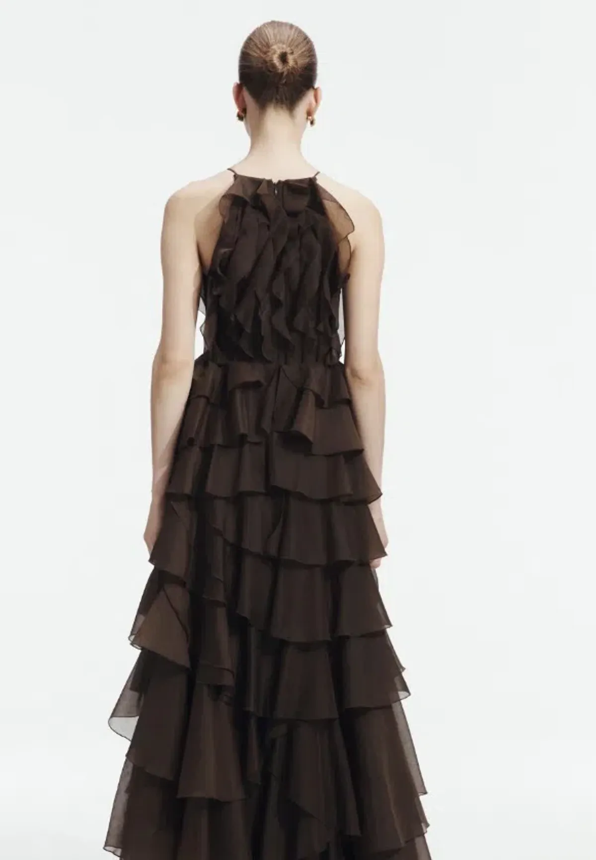 Aje Cleo Gown in Carob Size 8 - Image 3