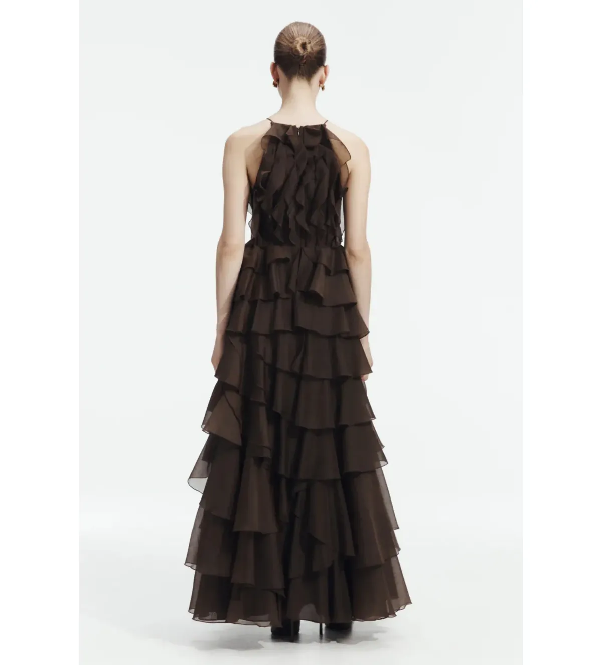 Aje Cleo Gown in Carob Size 12 - Image 2