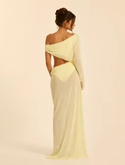Natalie Rolt Imogen Dress Yellow Size 1 / AU 8 for rent on The Volte - image 2