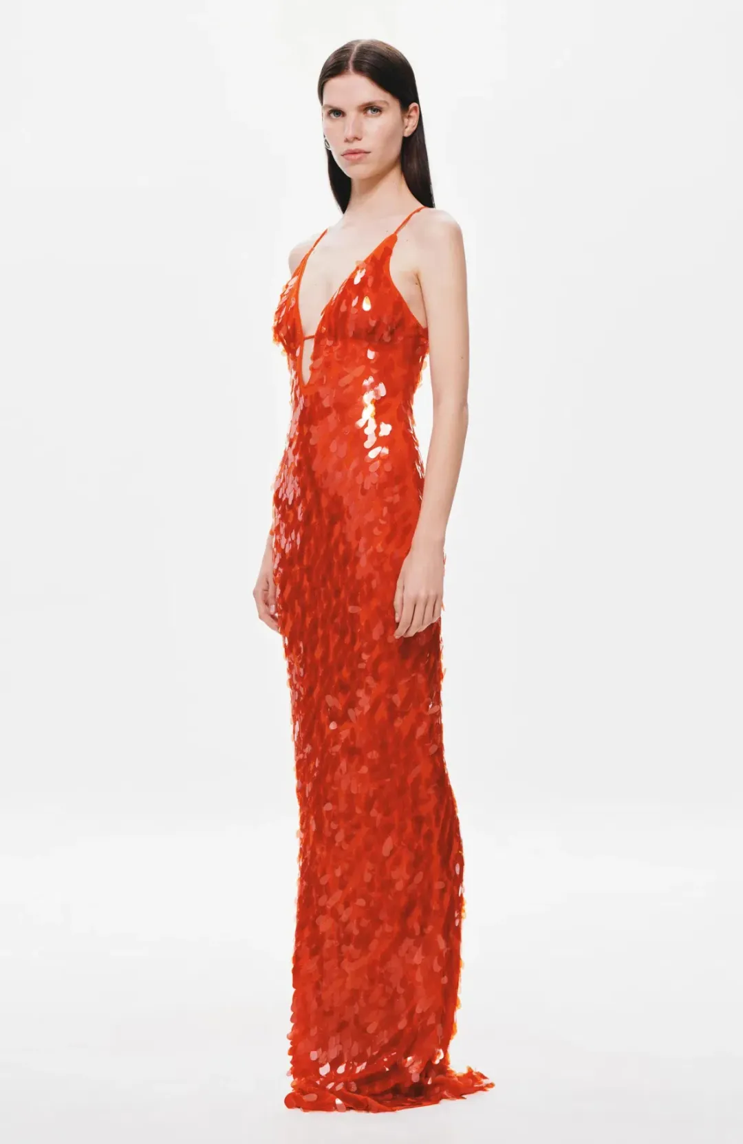 Misha Sapphire Sequin Dress Red Size AU 12 / L for rent on The Volte - main image