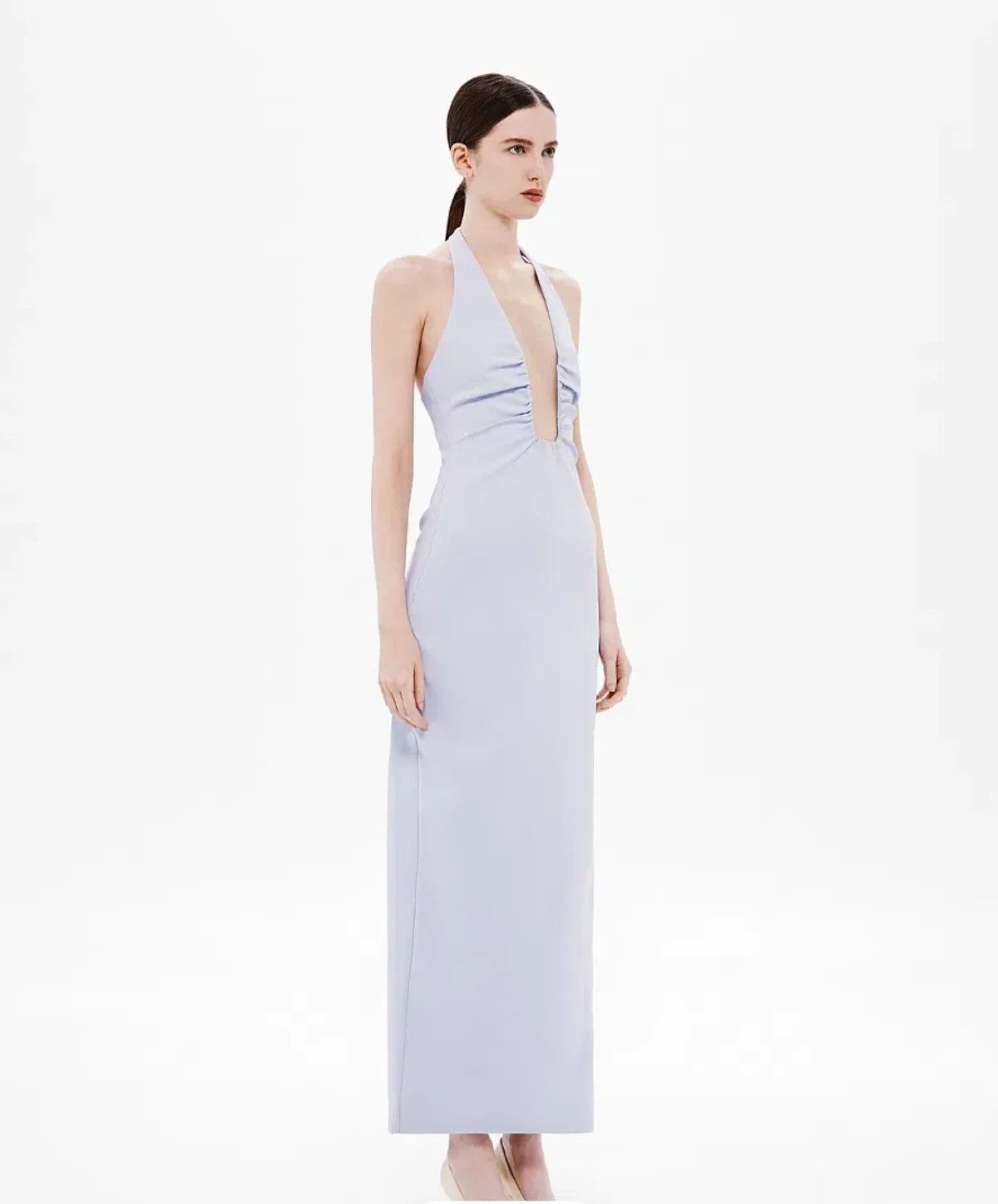 MISHA The Lusi Crepe Dress Lilac Size - Image 3