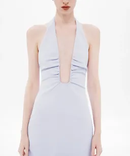 MISHA The Lusi Crepe Dress Lilac Size for rent on The Volte - image 2