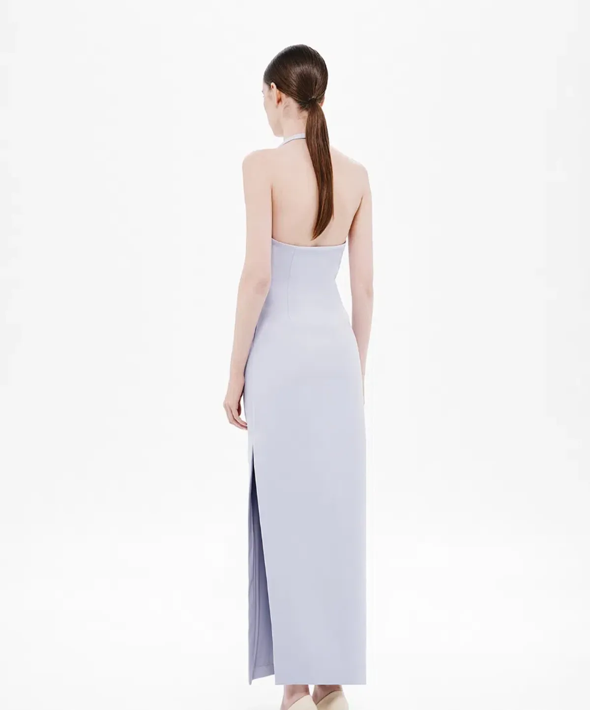 MISHA The Lusi Crepe Dress Lilac Size - Image 4
