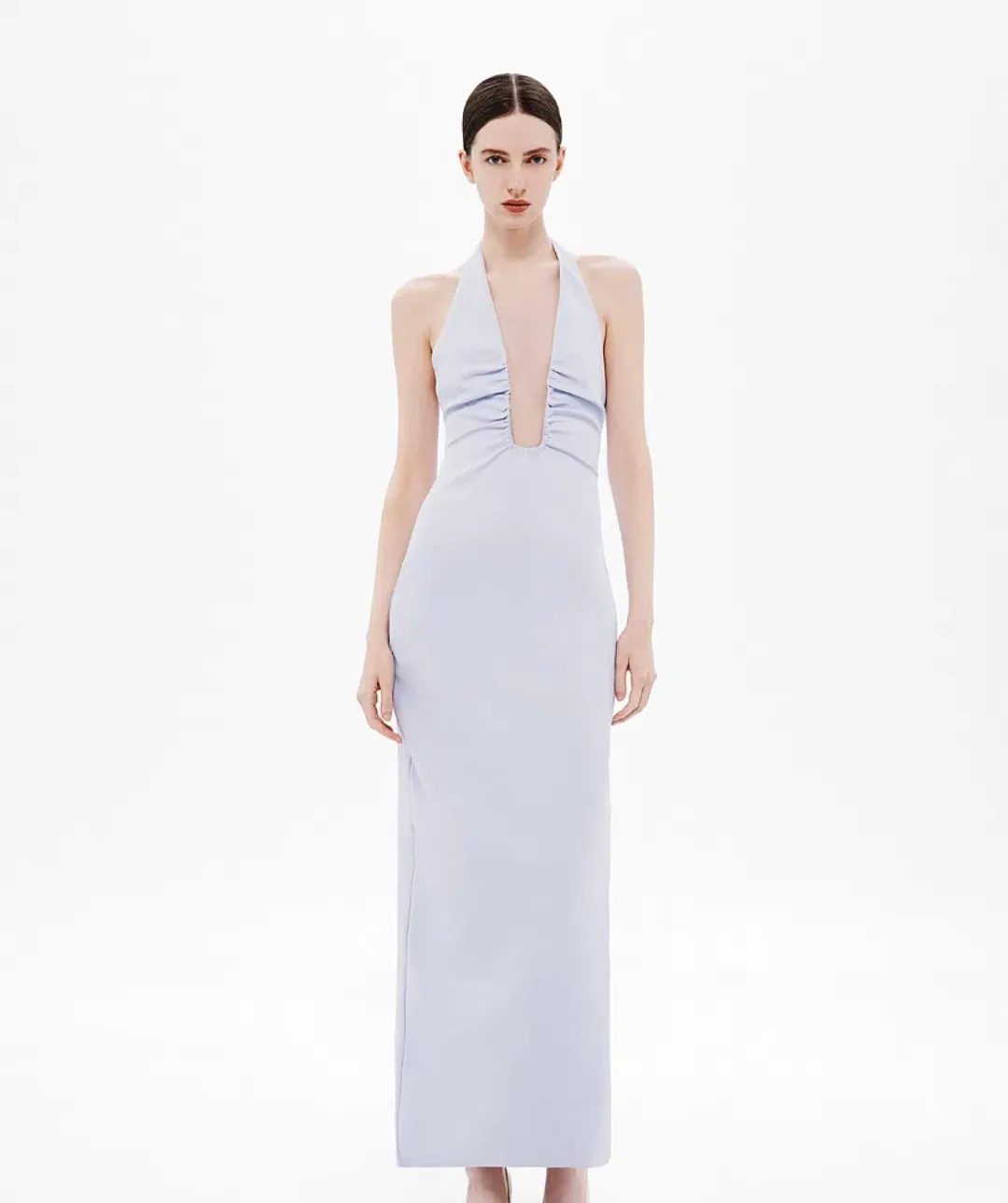 MISHA The Lusi Crepe Dress Lilac Size for rent on The Volte - main image