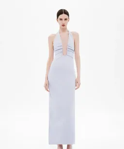 MISHA The Lusi Crepe Dress Lilac Size for rent on The Volte - image 1