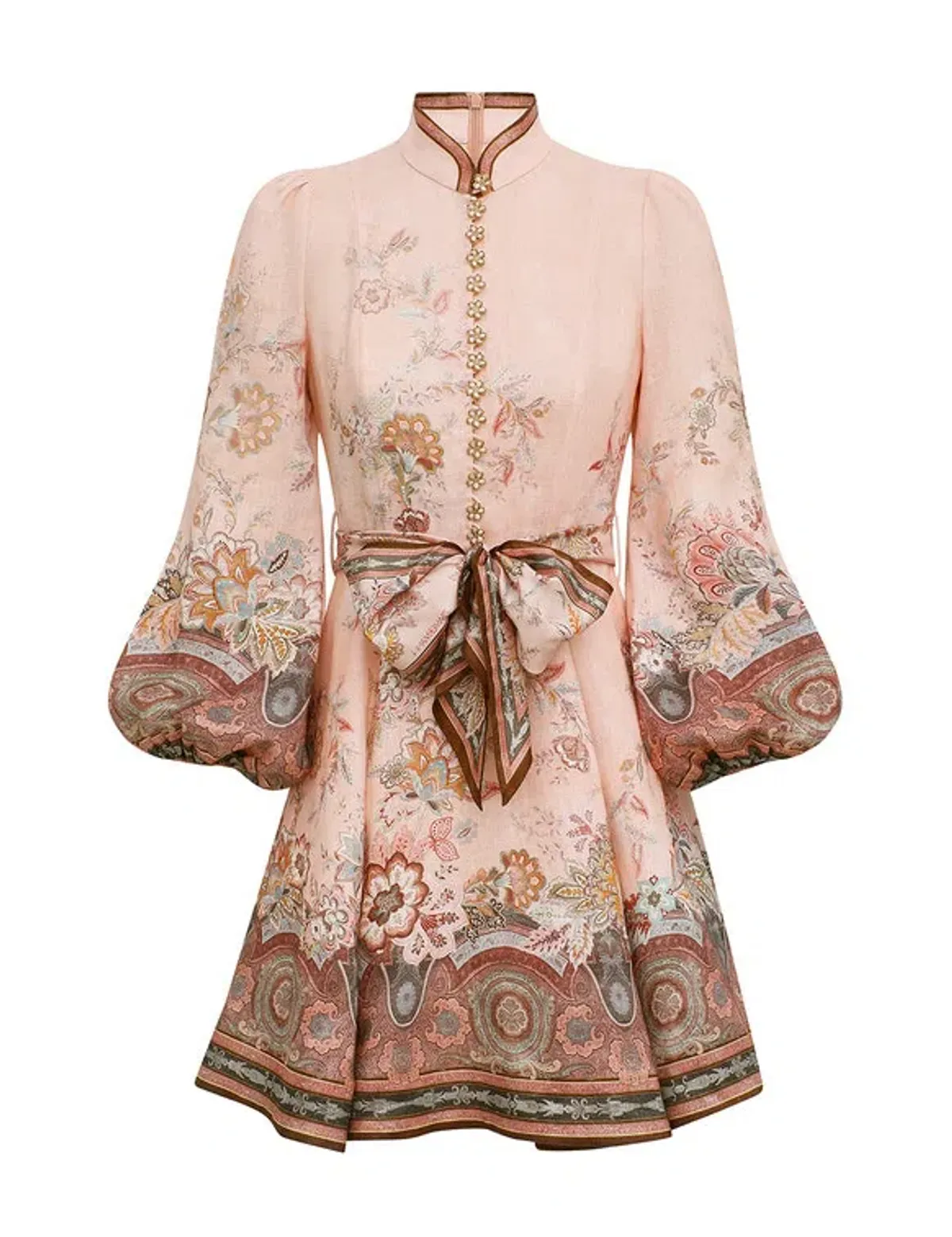 ZIMMERMANN ALCHEMY BUTTON MINI DRESS - Image 2