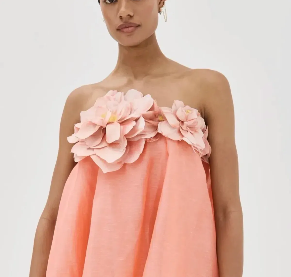 Zimmermann Coral Natura Strapless Mini Dress size 0 - Image 2