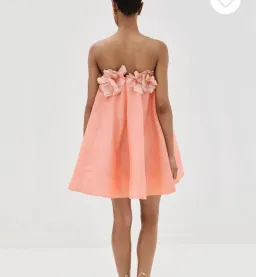 Zimmermann Coral Natura Strapless Mini Dress size 0 for rent on The Volte - image 1