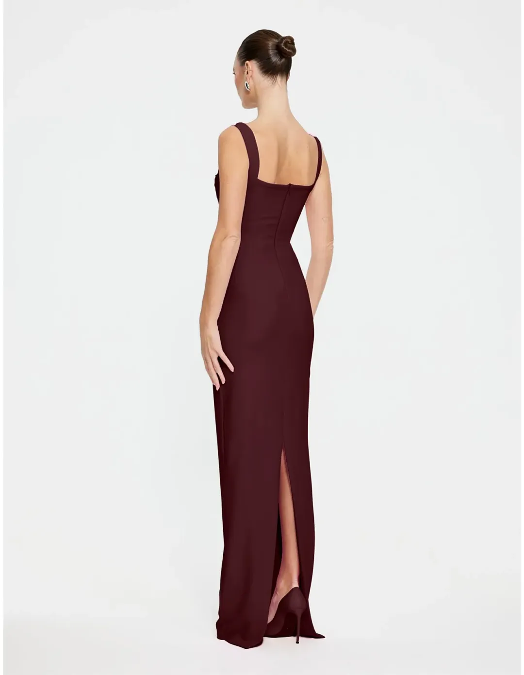 Effie Kats Marbella Gown XL Wine for rent on The Volte - main image