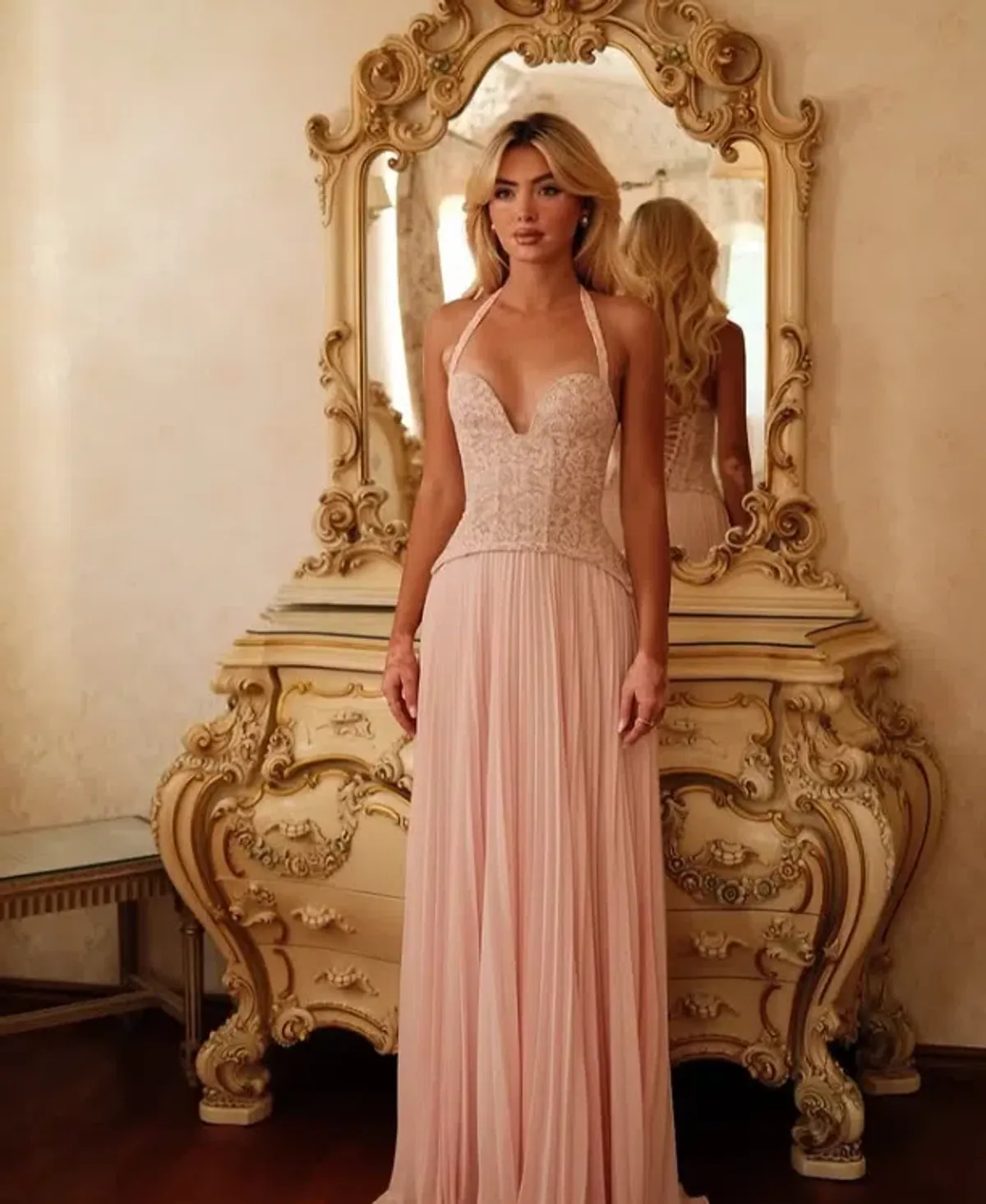 Fenity Gaia Maxi Dress Pink Size 8 - Image 1